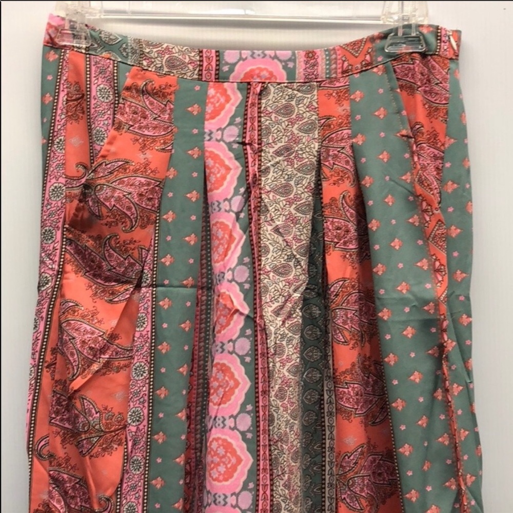 Z&L Paisley Light Weight Pink Harem Pants Size S L - Picture 6 of 10